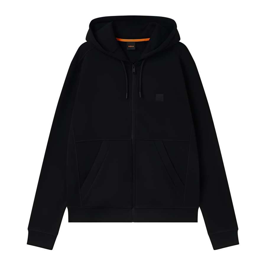 HUGO BOSS Boss HUGO BOSS Logo Patch Zio Up Drawstring Hoodie