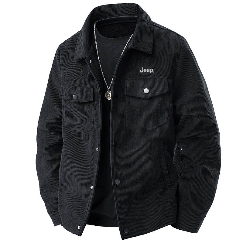 Jeep Jeep Jackets Men's Lapel Moderate Workwear