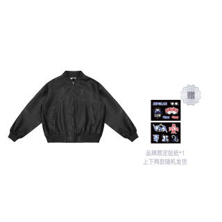BIPOLAR Leather Jackets Unisex Black Moderate