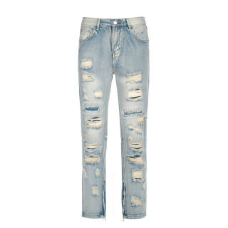 YearnObtainRainbow Jeans Unisex Light Blue