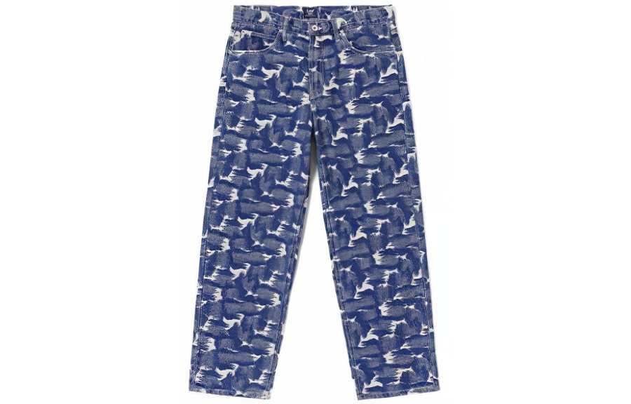 Lee Lee Jeans Men's Medium Blue Moderate Straight Fit Pants