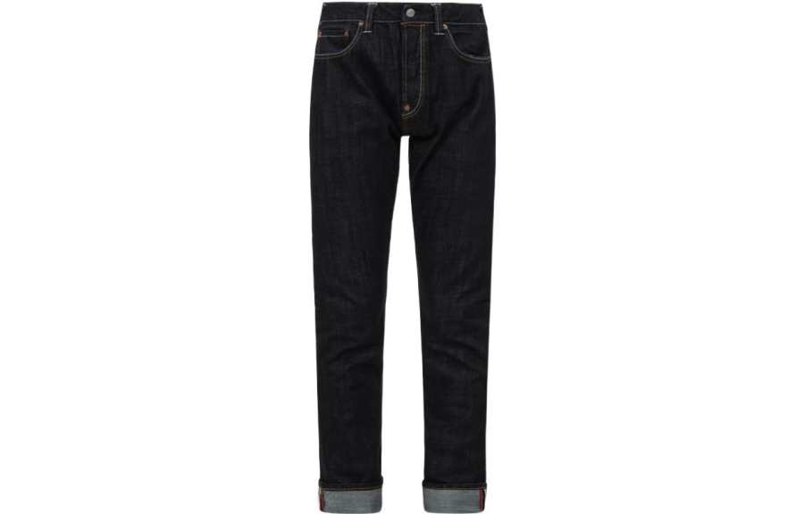 EVISU EVISU Jeans Men's Denim Blue Moderate Tapered Pants
