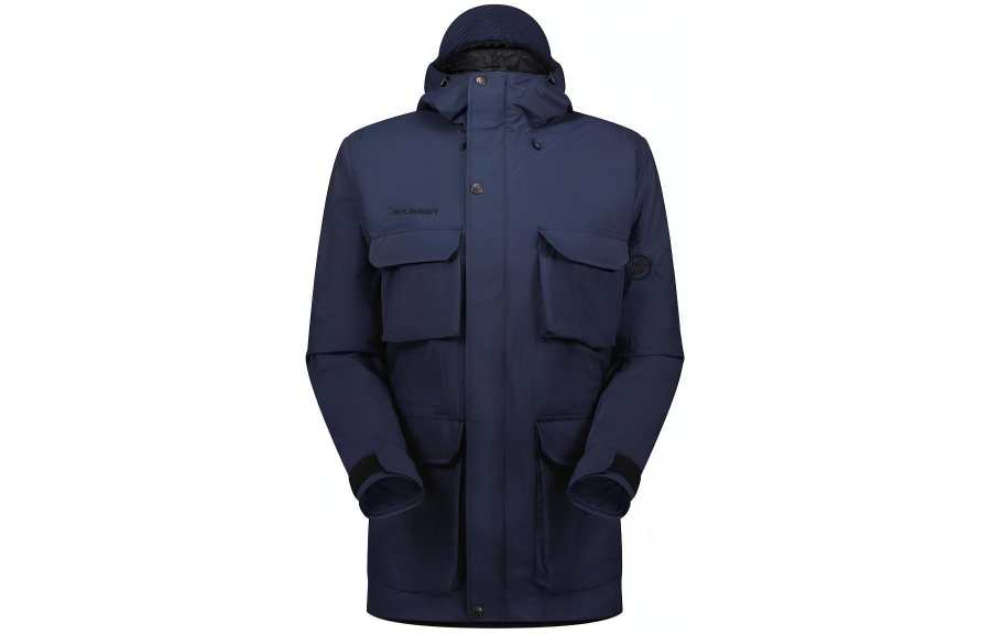 MAMMUT MAMMUT Mountain Parka Coat Men's Blue