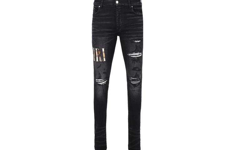 AMIRI AMIRI Jeans Men's Black Moderate Ripped Pants