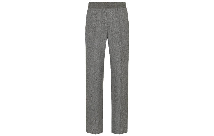 DIOR Quarterly New Products Knitted Sweatpants Men's Gray Moderate