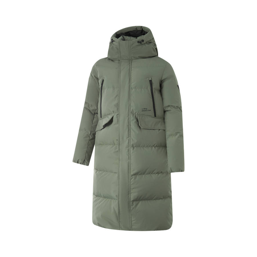 Li-Ning Li Ning Hot Pots Down Collection Down Jacket Men's Snail Smoky Green