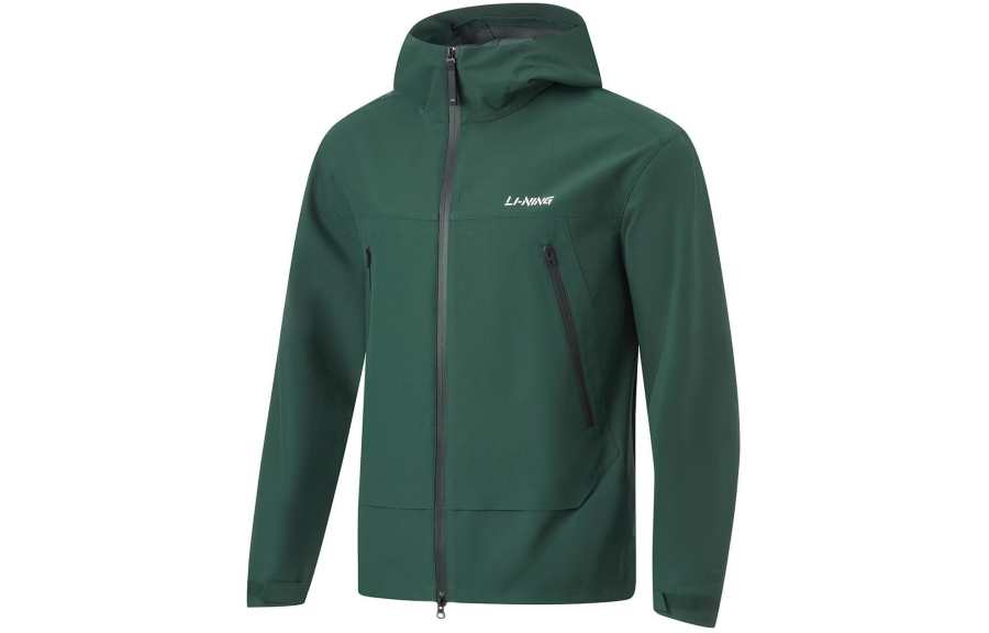 Li-Ning Li Ning Lotus Leaf Jackets & Coats Men's Night Green