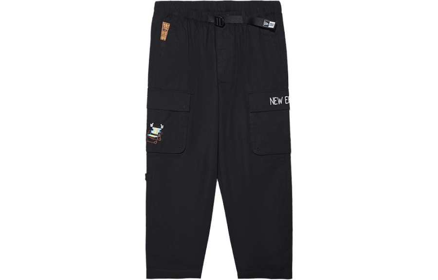 New Era Cargo Pants Unisex Black Moderate