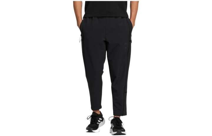 Adidas Adidas Knitted Sweatpants Men's Black Moderate Straight Fit Pants