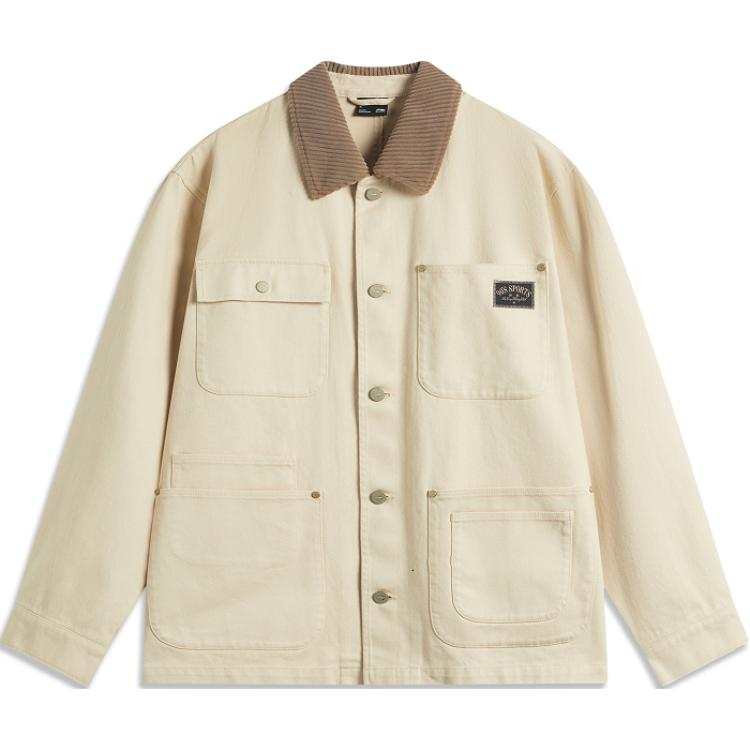 Li-Ning Li Ning Sports Fashion Collection Jackets & Coats Unisex Dusty Khaki