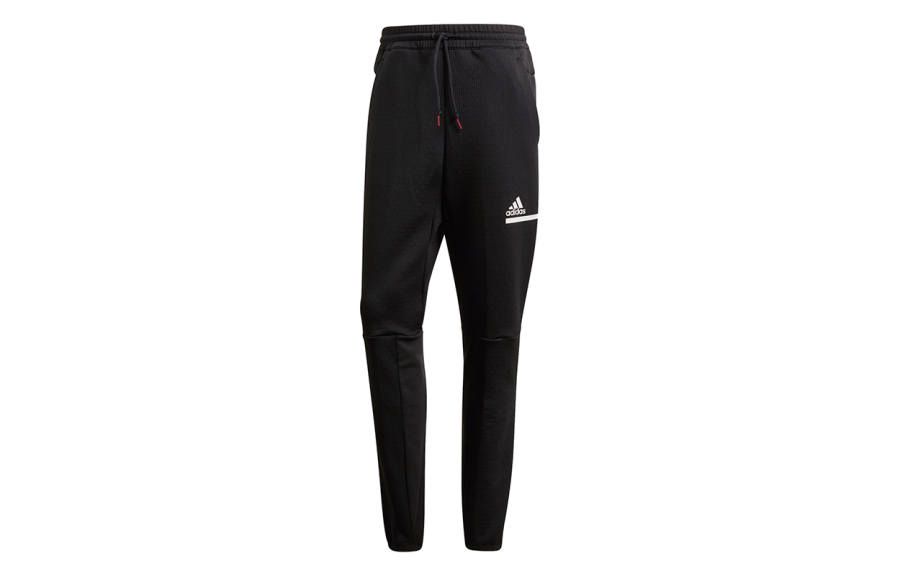 Adidas Adidas Knitted Sweatpants Men's Black Moderate Slim Fit Pants