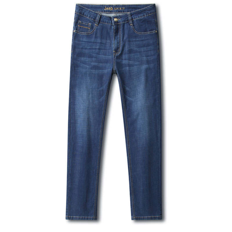 JEEP SPIRIT Jeans Men's Thin Straight Fit Pants
