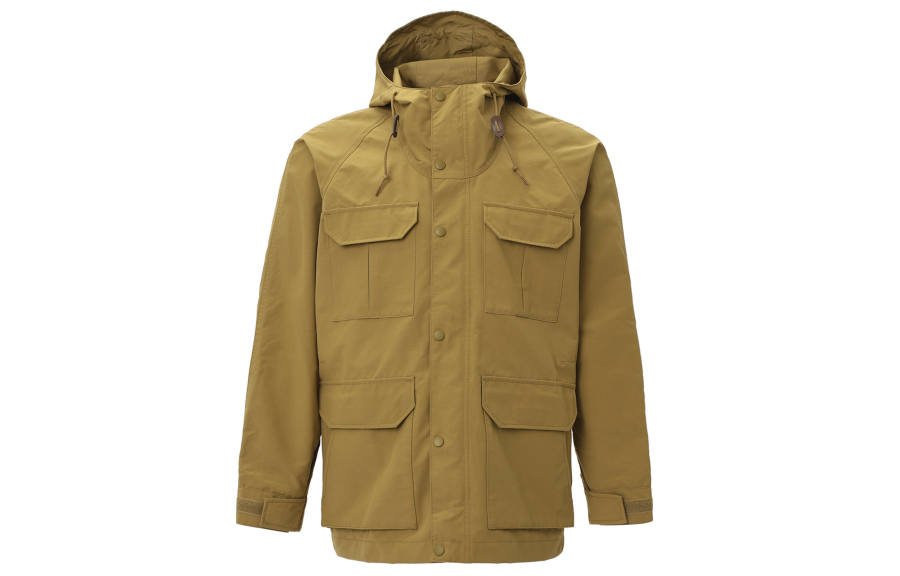 UNIQLO Jackets Unisex Camel Hooded Moderate Other