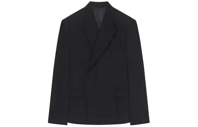 Givenchy GIVENCHY Boxy Fit Jacket In Wool Jackets & Coats Men's Black