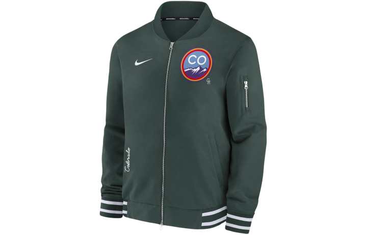 Nike Nike Colorado Rockies Authentic Collecti Jackets & Coats Men's Hunter Green
