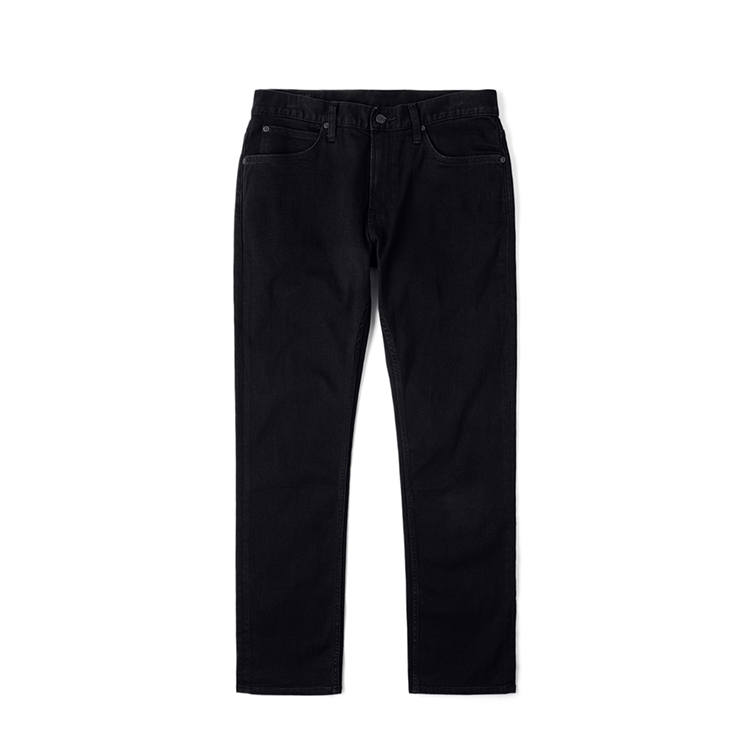 Lee Jeans Men's Black Moderate Straight Fit Pants