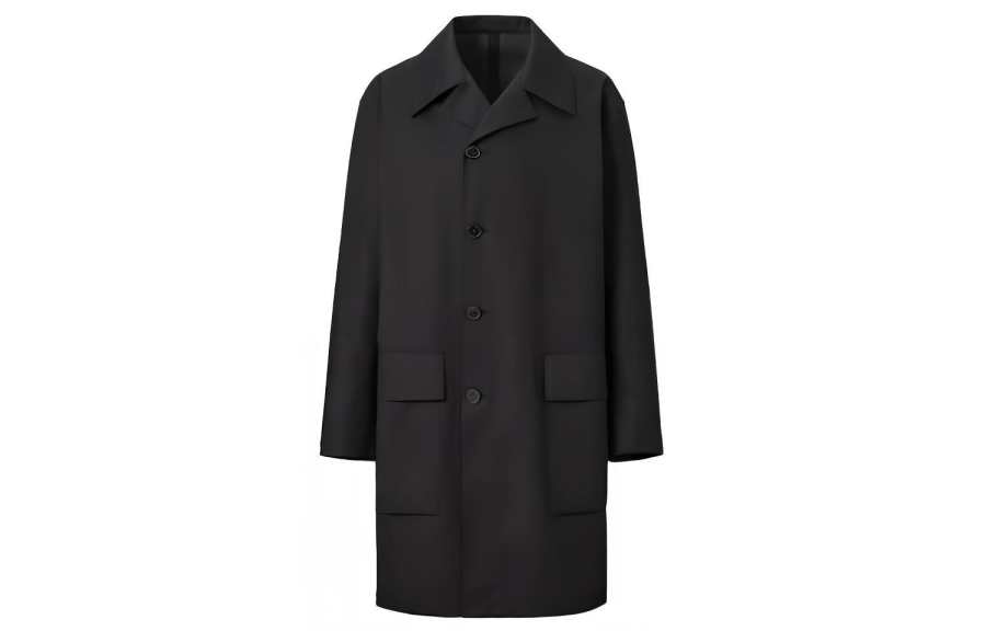 UNIQLO Trench Coats Unisex Lapel Moderate