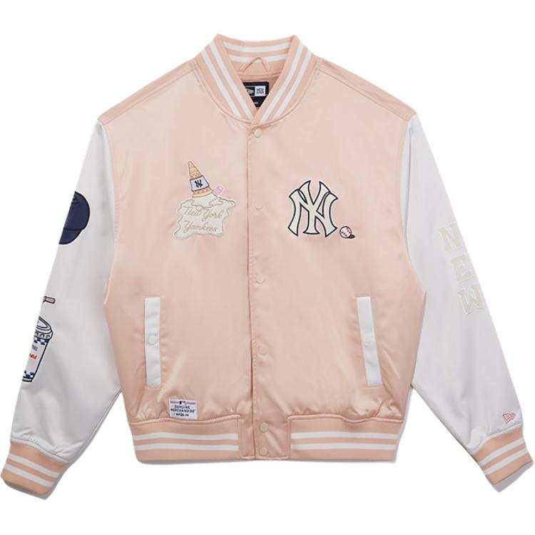 New Era X MLB Jackets Unisex Pink Baseball Collar Moderate Other