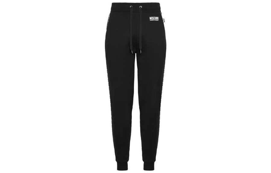 MOSCHINO Knitted Sweatpants Men's Black