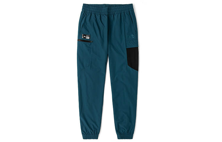Kappa Kappa Knitted Sweatpants Men's Moderate Cuffed Pants