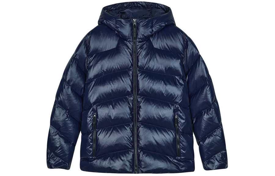 Skechers Skechers Down Jacket Men's Dark Blue Black