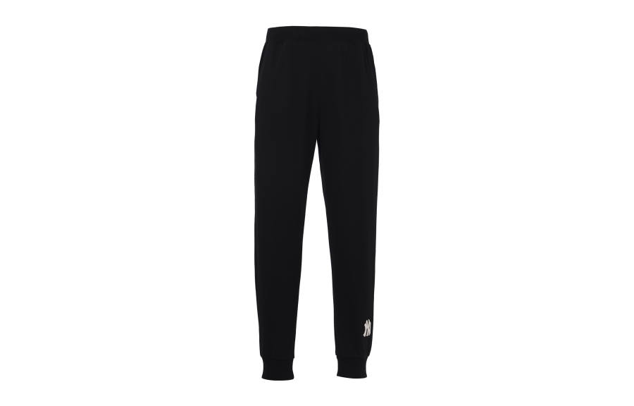 MLB MLB Base Logo Knitted Sweatpants Unisex Black Moderate Cuffed Pants