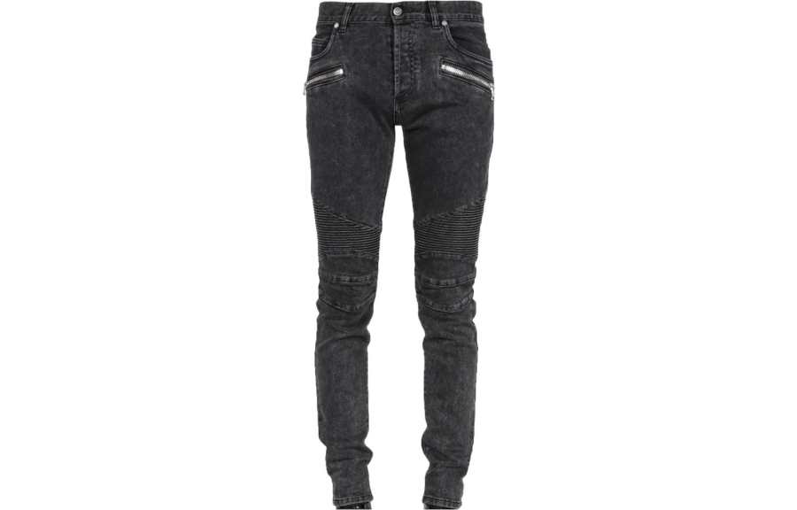 BALMAIN BALMAIN Ribbed Knee Skinny Jeans