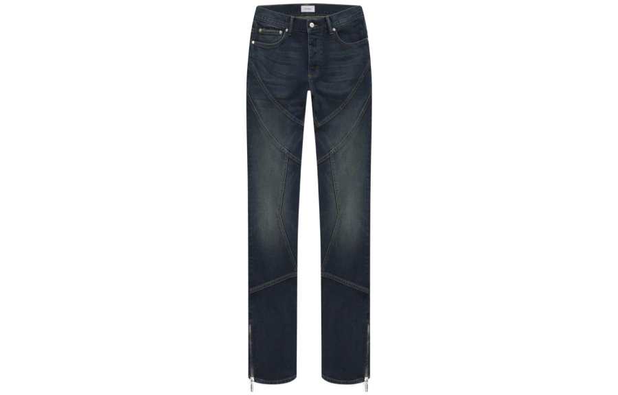 RHUDE Jeans Unisex Blue Moderate Straight Fit Pants