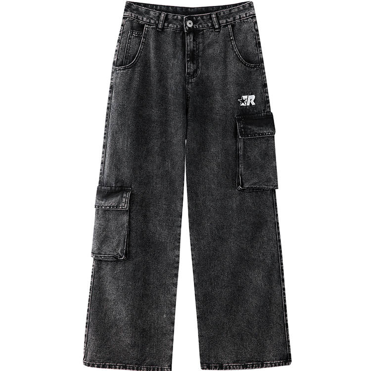 ER ER Jeans Unisex Moderate Straight Fit Pants