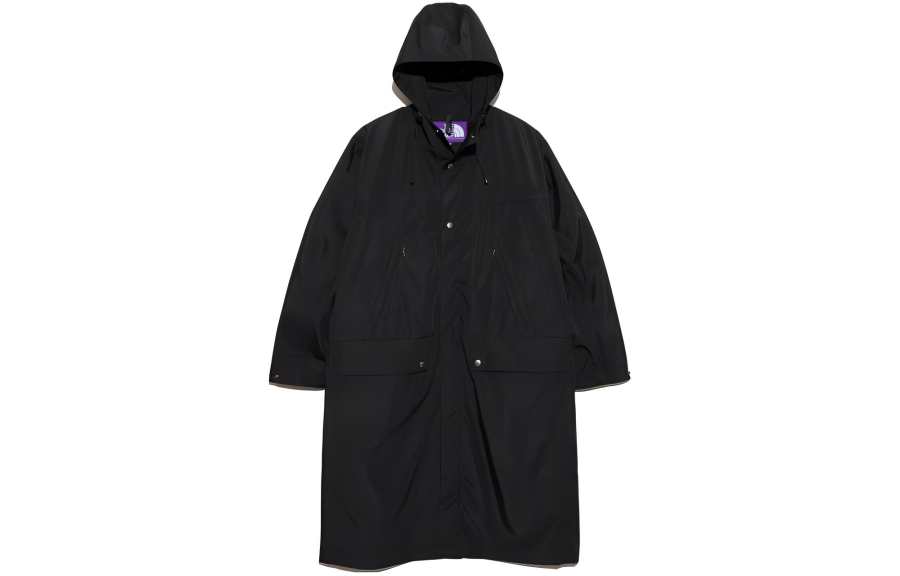 THE NORTH FACE PURPLE LABEL Trench Coats Men's Black Hooded Moderate Other