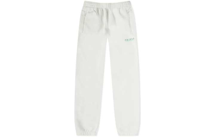 Adidas Adidas Knitted Sweatpants Men's White Moderate Cuffed Pants