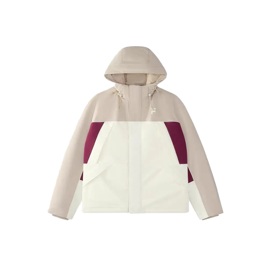FILA FUSION FOB Puffer Jacket Unisex Feather Gray