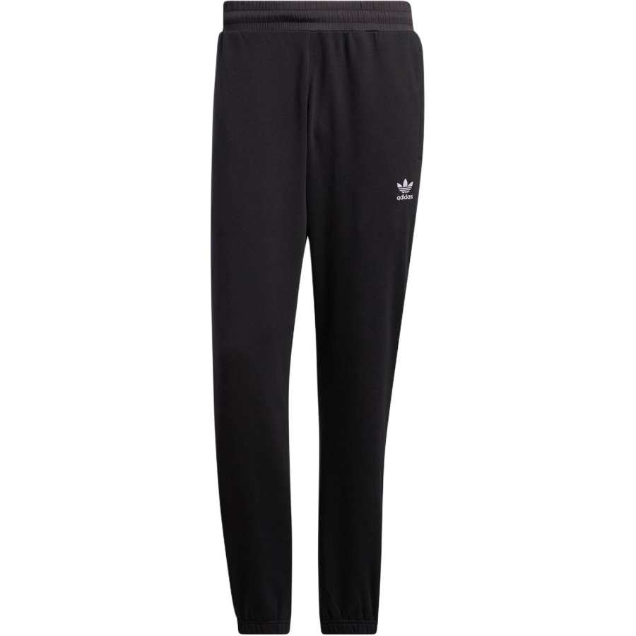 Adidas Originals Knitted Sweatpants Men's Black Moderate Cuffed Pants