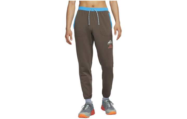 Nike Nike Knitted Sweatpants Men's Brown Moderate Cuffed Pants