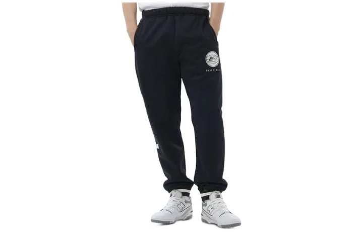 New Balance New Balance Knitted Sweatpants Men's Black Moderate Cuffed Pants