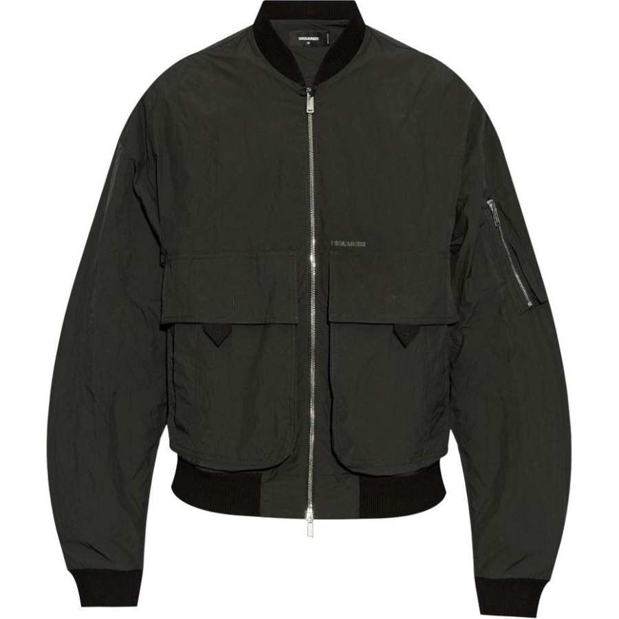 DSQUARED 2 Dsquared 2 Logo Printed Bomber Jacket