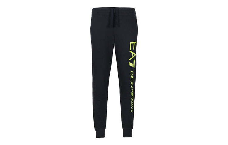 EMPORIO ARMANI EA7 Knitted Sweatpants Men's Black