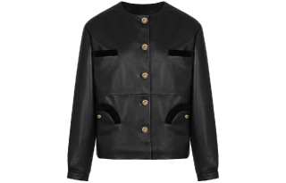 Blazé Milano Leather Jacket Unisex Black