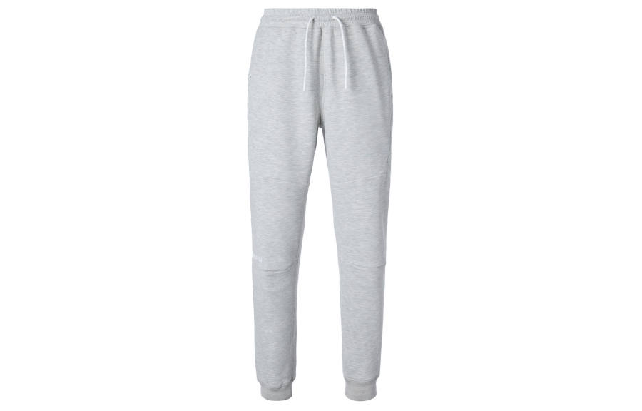 New Era SS22 Solid Color Minimalist Style Fleece Lined Sweatpants Unisex Gray