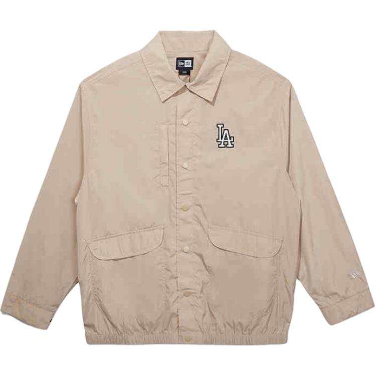 New Era Jackets Unisex Khaki Lapel Moderate