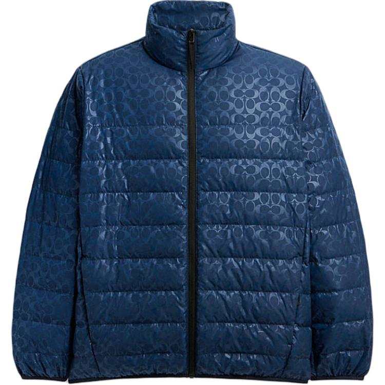 COACH COACH FW24 Down Jacket Men's Blue