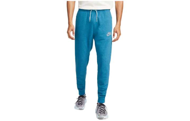 Nike Nike Knitted Sweatpants Men's Blue Moderate Cuffed Pants
