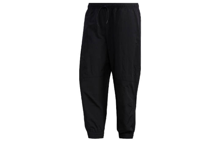 Adidas Adidas Knitted Sweatpants Men's Black Moderate Cuffed Pants