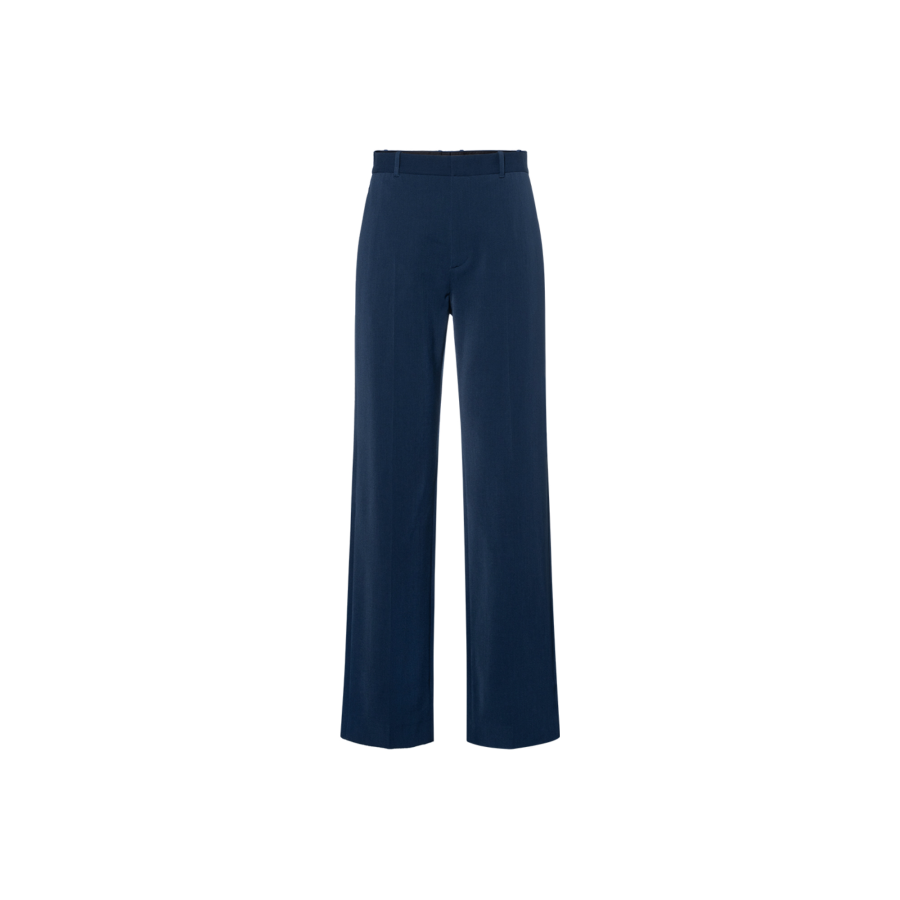 Balenciaga Casual Pants Men's Dark Blue Moderate Straight Fit Pants