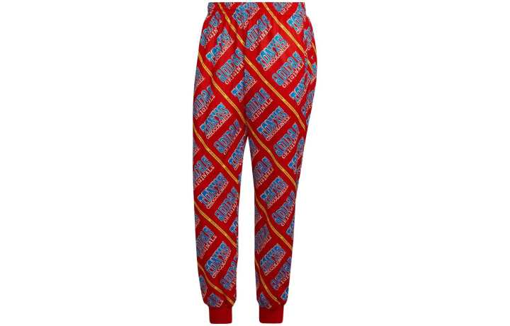 Adidas Adidas Knitted Sweatpants Unisex Red Moderate Cuffed Pants