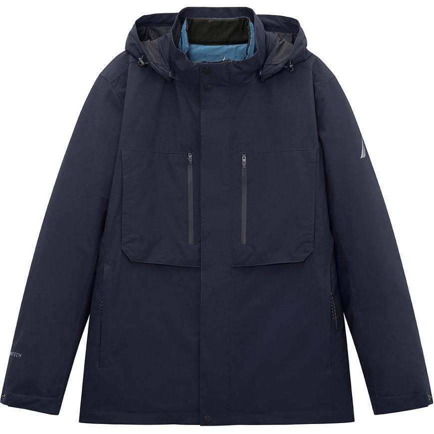 NAUTICA Down Jackets Men's Detachable Hood Thickened 3 In 1 Down Jacket