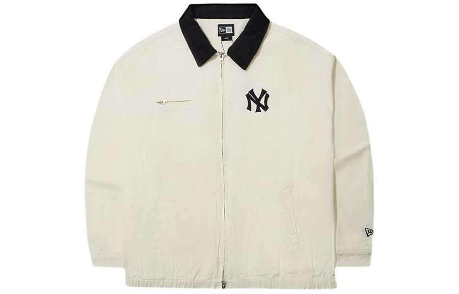 New Era Jacket Unisex Ivory White