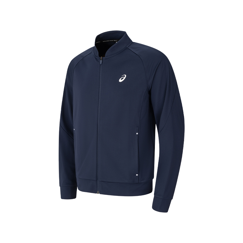ASICS ASICS Jackets Men's Dark Blue Stand Collar Moderate Other