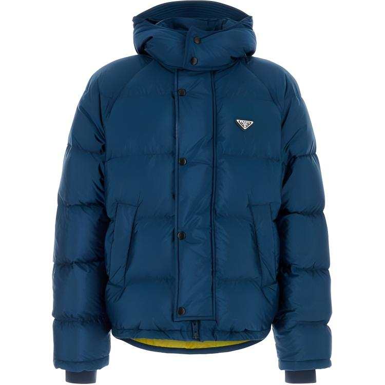 PRADA PRADA Triangle Logo Padded Puffer Jacket
