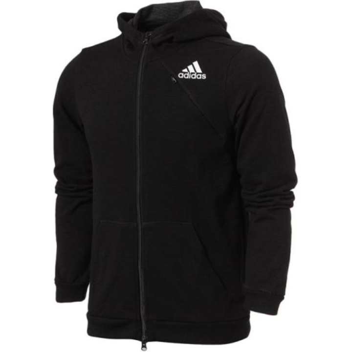 Adidas Adidas Jackets Men's Black Hooded Moderate Other